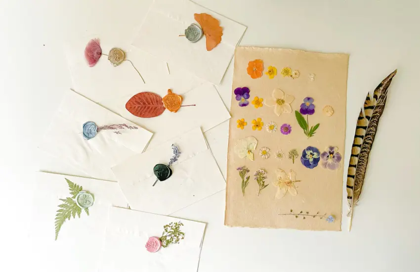a bunch of cards that are on a table